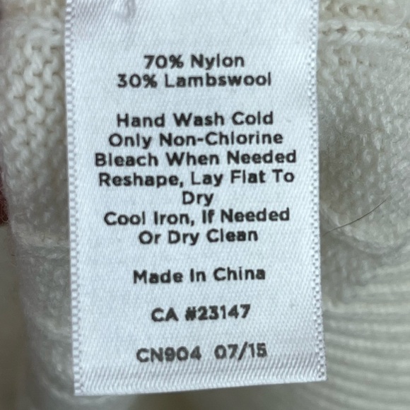 Talbots Cream Cable Knit Lambswool Sweater 3Xp Preppy Old Money Equestrian - Picture 8 of 16